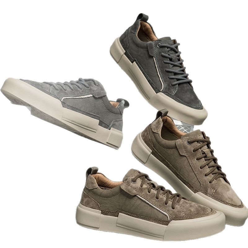 Muške kožne casual tenisice, prozračne, mladenački opušten stil