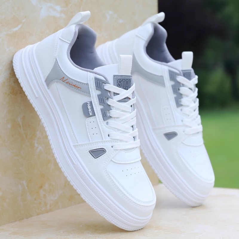 Muške tenisice za skateboard – PU gornji dio, gumeni potplat, EVA ulošak, mrežasta unutrašnjost, niski peta 1–3 cm