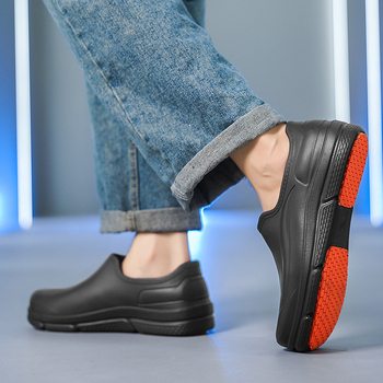 Pantofi bucătari pentru bucătărie – anti-derapare, impermeabili și rezistenți la ulei, talpă Goodyear, parte superioară EVA, unisex