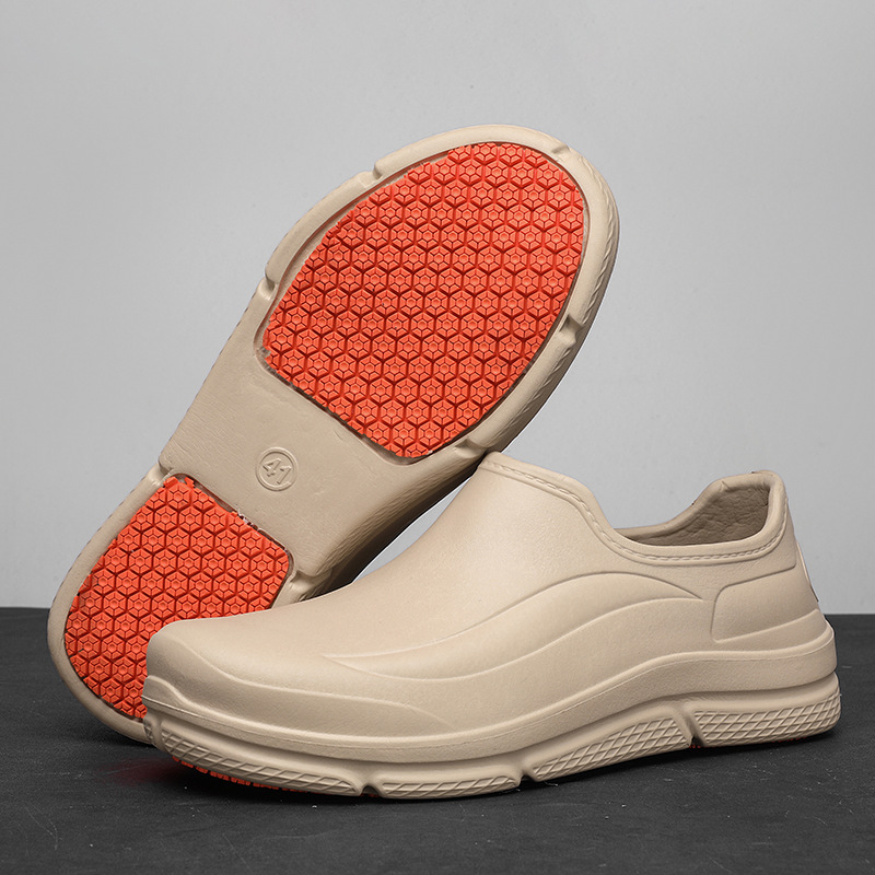 Pantofi bucătari pentru bucătărie – anti-derapare, impermeabili și rezistenți la ulei, talpă Goodyear, parte superioară EVA, unisex