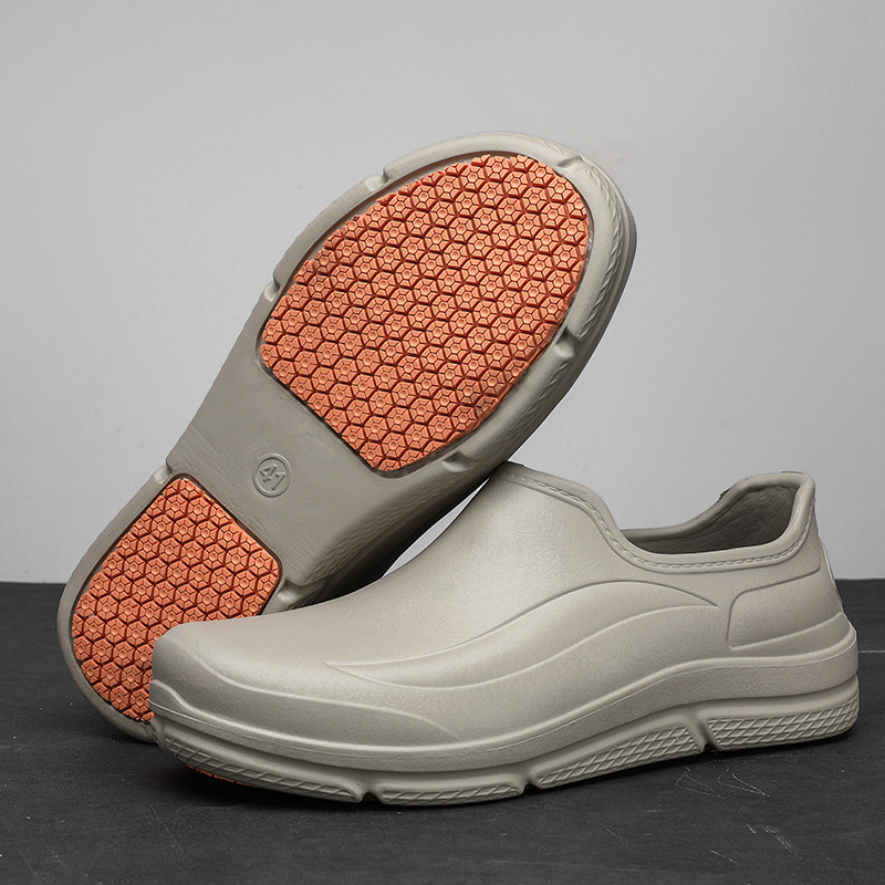 Pantofi bucătari pentru bucătărie – anti-derapare, impermeabili și rezistenți la ulei, talpă Goodyear, parte superioară EVA, unisex