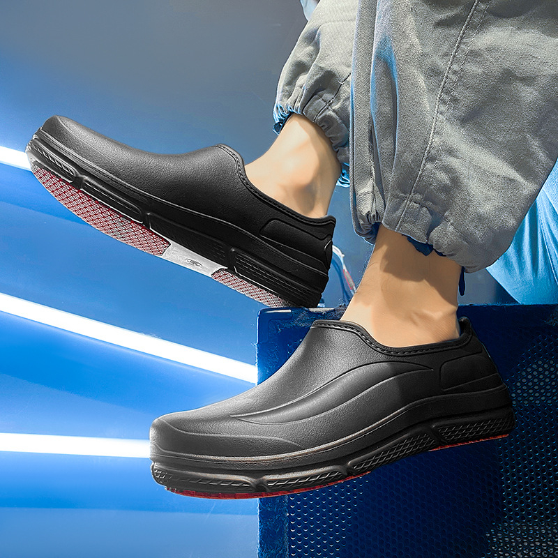 Pantofi bucătari pentru bucătărie – anti-derapare, impermeabili și rezistenți la ulei, talpă Goodyear, parte superioară EVA, unisex