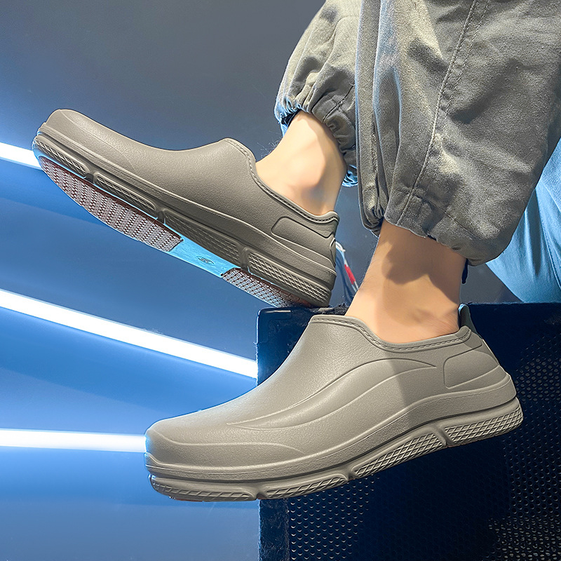 Pantofi bucătari pentru bucătărie – anti-derapare, impermeabili și rezistenți la ulei, talpă Goodyear, parte superioară EVA, unisex