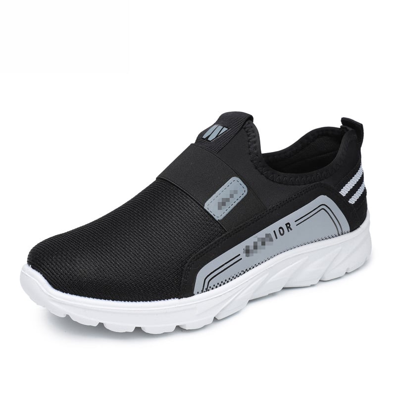 Loaferi bărbați, slip-on, upper din plasă respirabilă, vârf rotund, toc mic 1–3 cm, talpă din poliuretan injectat