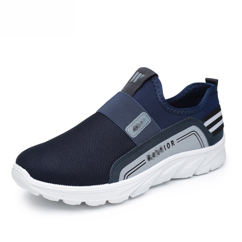 Loaferi bărbați, slip-on, upper din plasă respirabilă, vârf rotund, toc mic 1–3 cm, talpă din poliuretan injectat