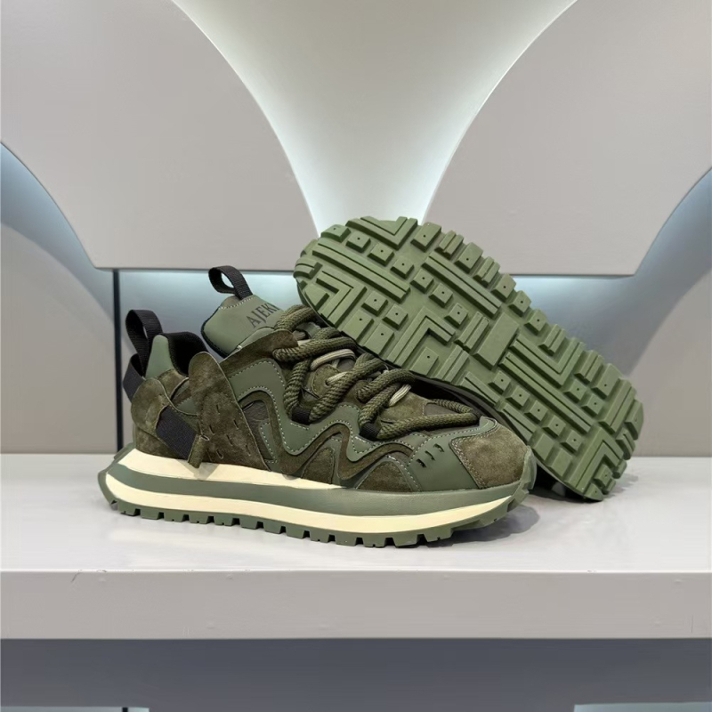 Încălțăminte sport casual pentru bărbați, căptușeală din plasă respirabilă, partea superioară din piele sintetică, talpă PVC turnată prin injecție, închidere cu șireturi