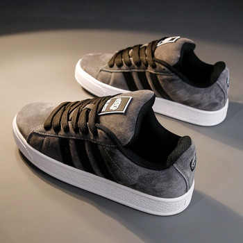 Pantofi casual pentru bărbați, skateboard, din pânză, profil joasă, șireturi, talpă EVA respirabilă, branț textil, lansare primăvara 2025