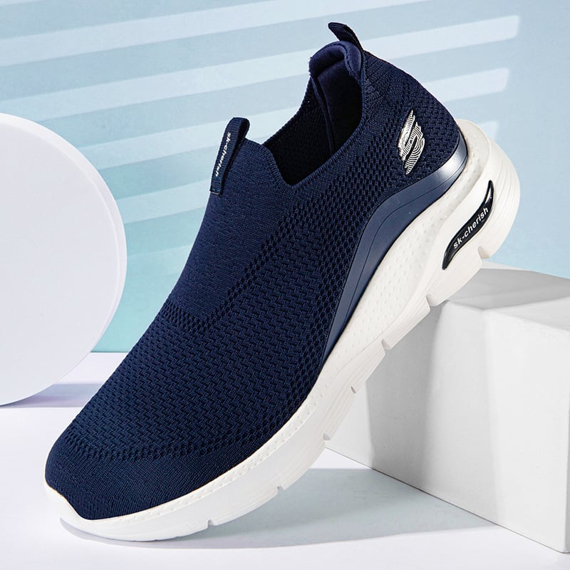 Muške Slip-On Lagane Sportske Tenisice s Mrežastim Gornjim Dijelom (PU Uložak, Gumena Đona, Niski Gornji Dio)