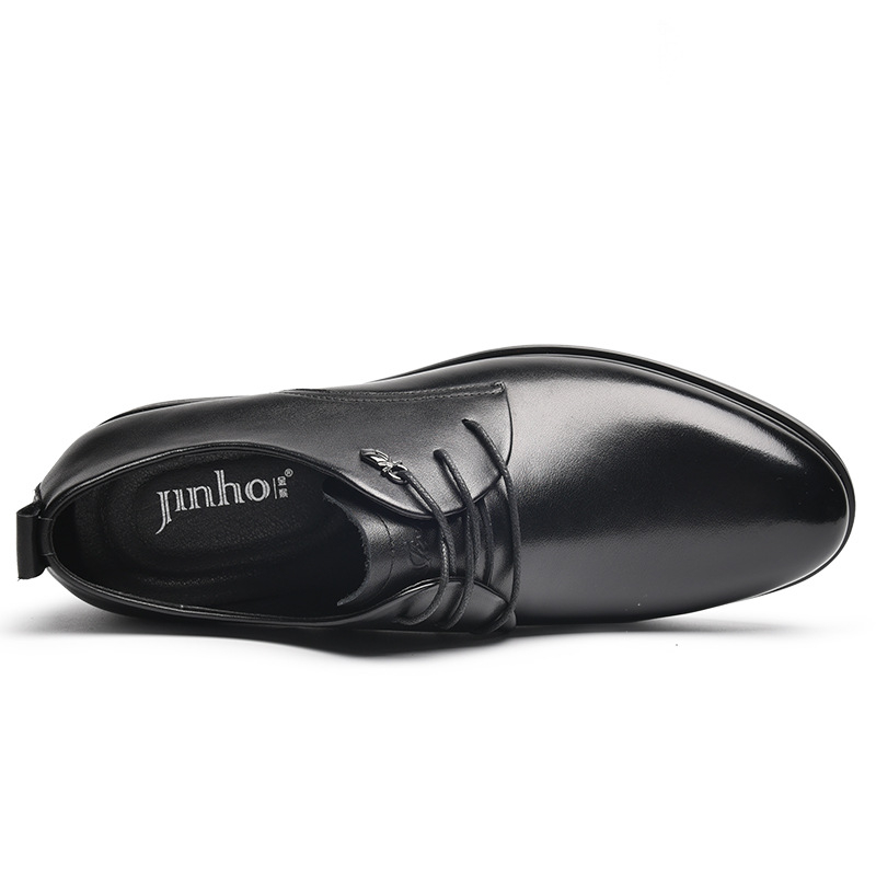 Golden Monkey vyriški eleganti odiniai bateliai, viršutinis odinis paviršius, guma padas, raišteliai, apvali nosis