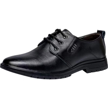 Muške cipele od umjetne kože, s vezicama, s oštrim nosom, EVA đon, prozračne