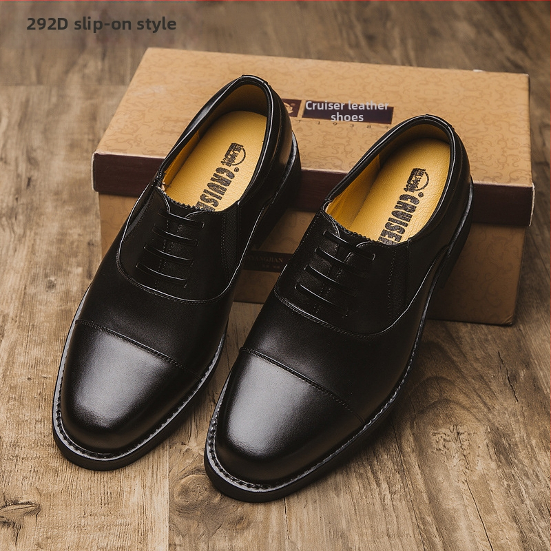 Vyriniai odiniai bateliai verslui, viršutinė dalis iš natūralios odos, gumos padas, apvali nosis, žemas kulnas