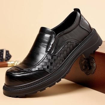 Muške mokasine s debelim potplatom – Tide hunter, gornji dio od mikrovlaknaste kože, gumena potplata, okrugli vrh, niski gležanj, dišuće i protuklizne