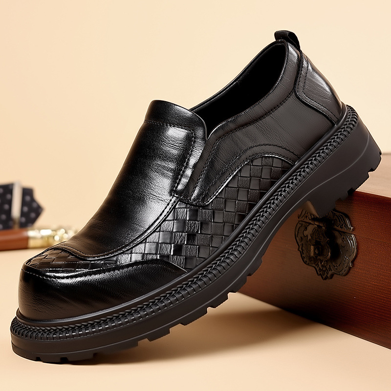 Muške mokasine s debelim potplatom – Tide hunter, gornji dio od mikrovlaknaste kože, gumena potplata, okrugli vrh, niski gležanj, dišuće i protuklizne