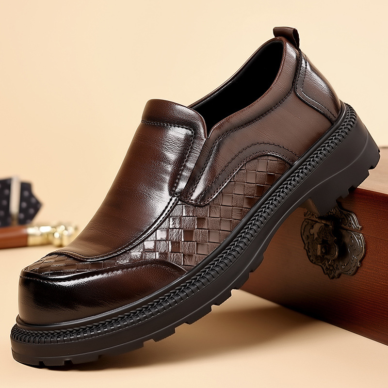 Muške mokasine s debelim potplatom – Tide hunter, gornji dio od mikrovlaknaste kože, gumena potplata, okrugli vrh, niski gležanj, dišuće i protuklizne