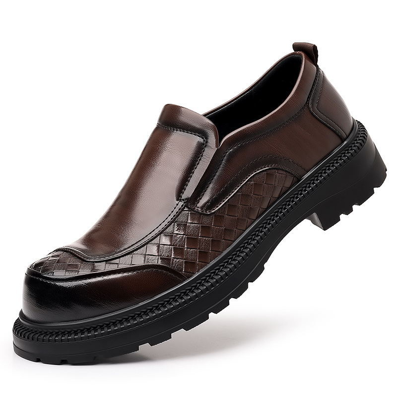 Muške mokasine s debelim potplatom – Tide hunter, gornji dio od mikrovlaknaste kože, gumena potplata, okrugli vrh, niski gležanj, dišuće i protuklizne