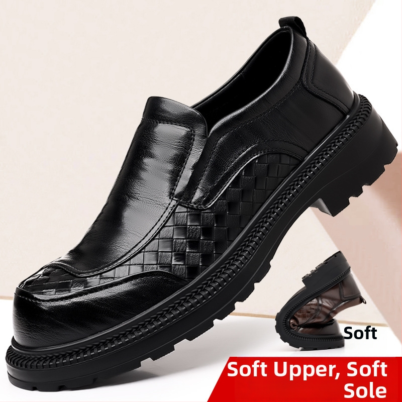 Muške mokasine s debelim potplatom – Tide hunter, gornji dio od mikrovlaknaste kože, gumena potplata, okrugli vrh, niski gležanj, dišuće i protuklizne