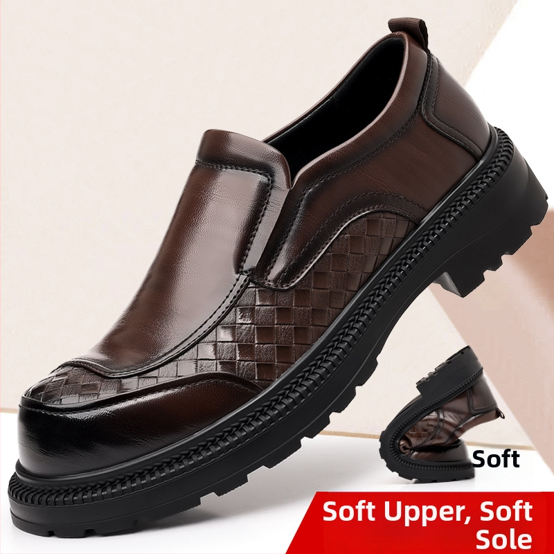 Muške mokasine s debelim potplatom – Tide hunter, gornji dio od mikrovlaknaste kože, gumena potplata, okrugli vrh, niski gležanj, dišuće i protuklizne