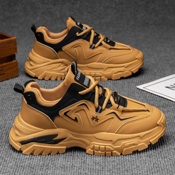 Vyrų rudens darbo batai su PU viršumi, guminiu padu, apvaliu pirštu, kvėpuojantys