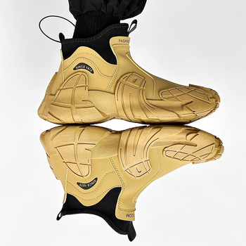 Vyrų mid-top kasdieniai darbo sportbačiai - viršus iš dirbtinės odos; EVA įdėklas; mikropluošto įdaila; gumos padas; žemas kulnas 1–3 cm