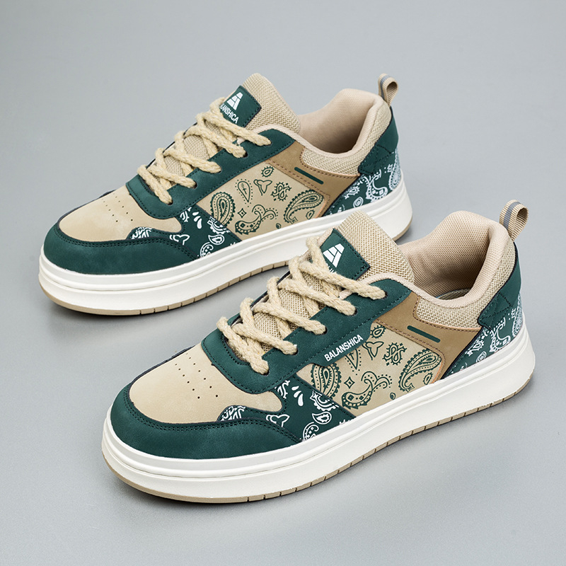 Skate bateliai – unisex kedės su PU viršumi, gumine padas, žemas profilis, kasdieninis stilius