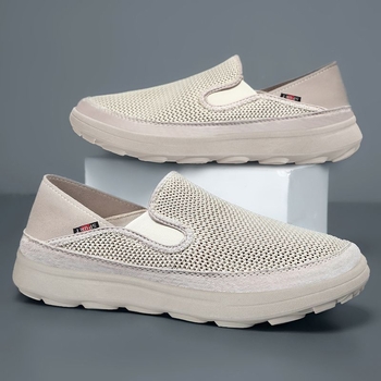 Vyriški Slip-On bateliai iš drobės, kvėpuojantys, be kvapo, žemas viršus, PVC pada injekciniu formavimu, įdėklas Dali medvilnės