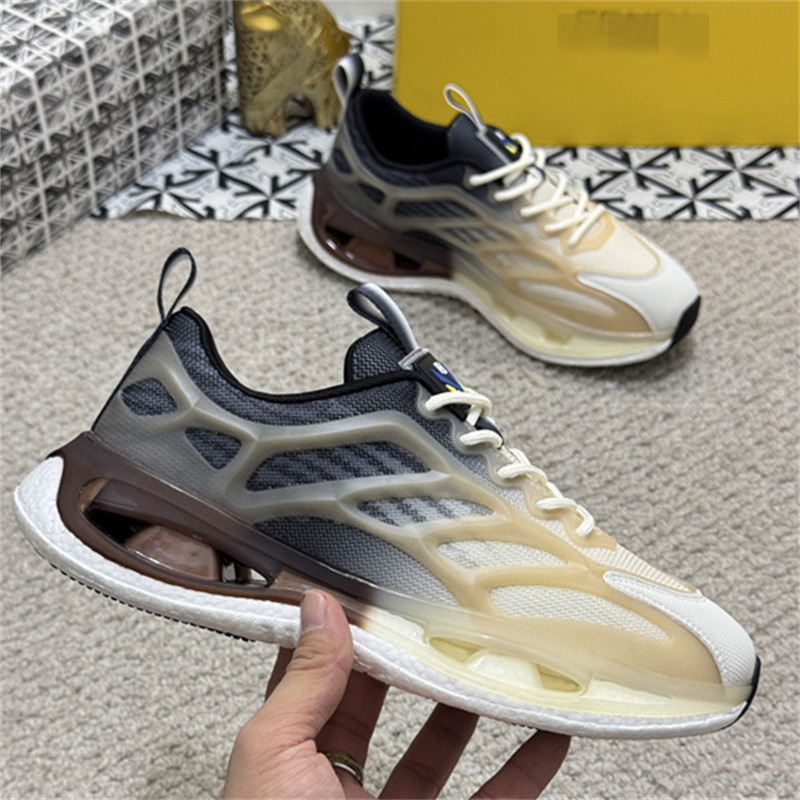 Vyrų platforminiai batai, tinklo viršutinė dalis, kvėpuojantys, stora padas, raišteliai priekyje