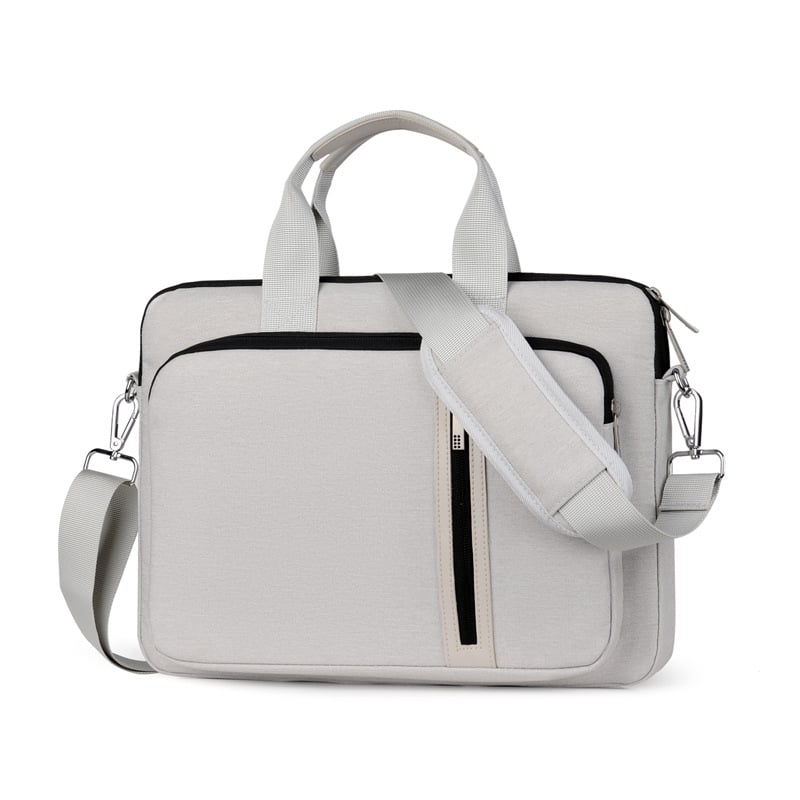 Üzleti laptop táska kettős rétegű kialakítással, Oxford anyag, vízálló és ütésálló, nagy kapacitású, vállon átvethető