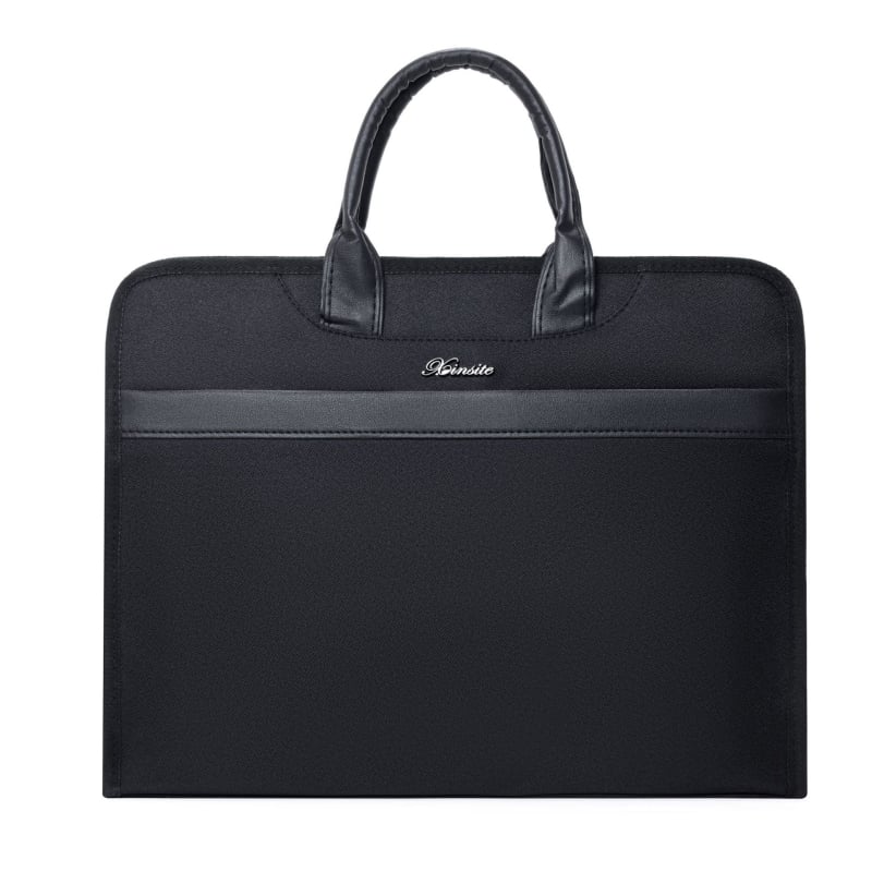 Делова чанта за документи с голям капацитет, Oxford плат, цип за затваряне, наклонена форма (Марка: Independent; Материал: Oxford плат; Стил: цип; Форма: наклонена)