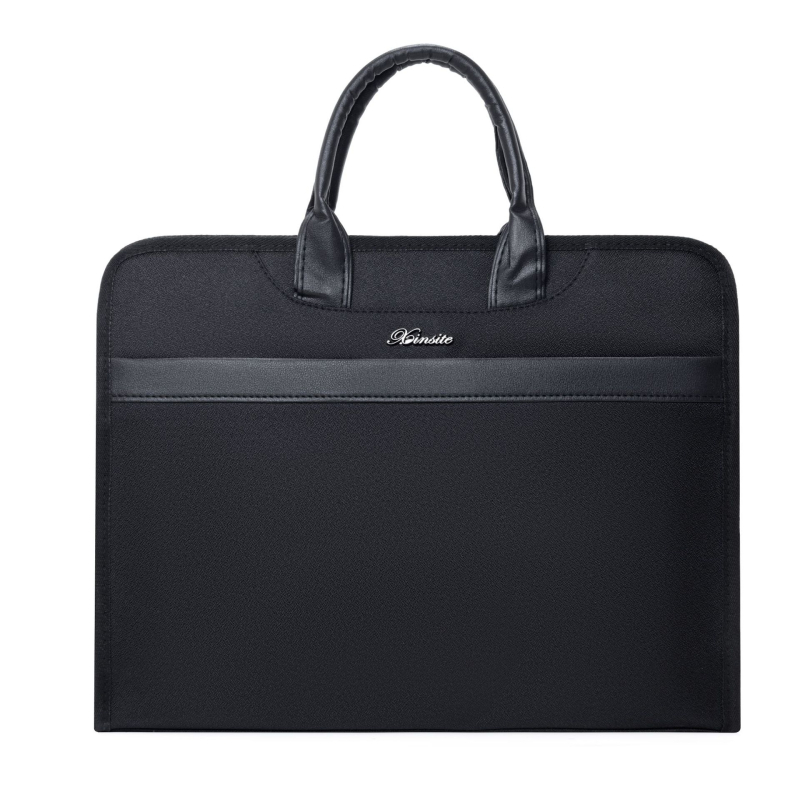 Делова чанта за документи с голям капацитет, Oxford плат, цип за затваряне, наклонена форма (Марка: Independent; Материал: Oxford плат; Стил: цип; Форма: наклонена)