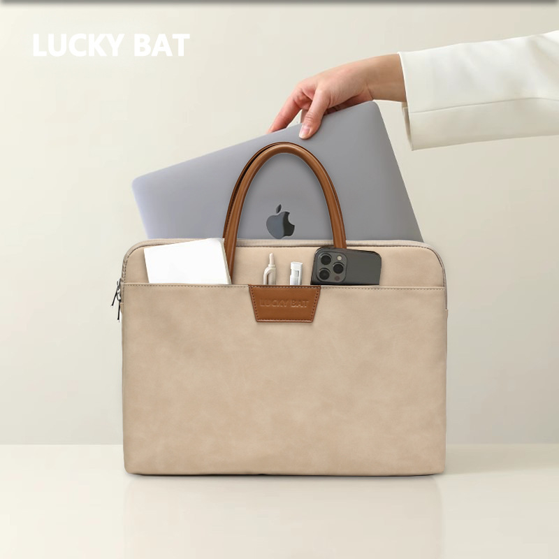Torba za prijenosno računalo od 16 inča, unisex, vodootporna i lagana, crossbody poslovna torba, PU koža