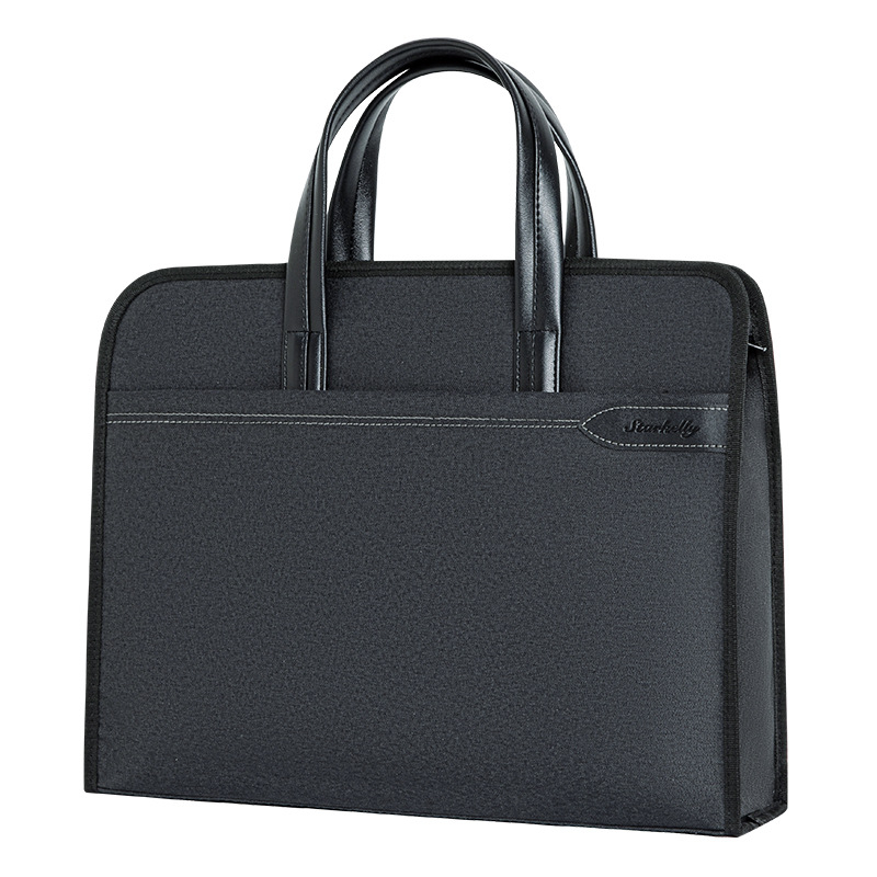 Star Kelly портфейл за документи от Oxford плат за офис — цип, прост и елегантен стил