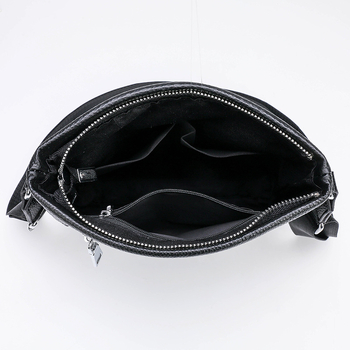 Muška torba preko ramena - Prava koža, Vertikalni kvadratni oblik, Zip, Model 1018CL, S jednim remenom za rame