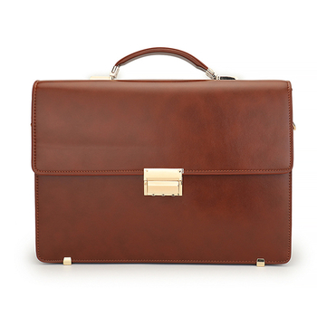 Podniková taška z pravej kože s kombinovaným zámkom, rozšíriteľná, odolná voči opotrebeniu, vodotesná