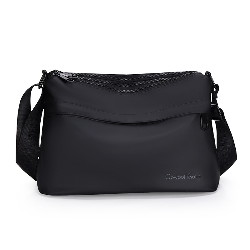 Férfi keresztpántos oldaltáska, könnyű, többrekeszes üzleti-szabadidős stílusú, vízálló utazásokhoz