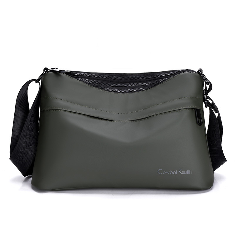 Férfi keresztpántos oldaltáska, könnyű, többrekeszes üzleti-szabadidős stílusú, vízálló utazásokhoz