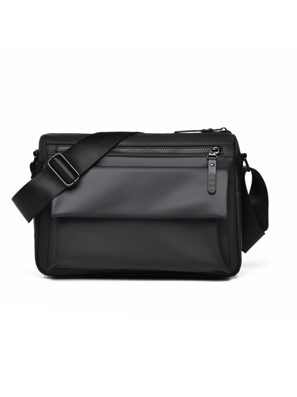 Férfi válltáska, nagy kapacitású crossbody, vízálló Oxford anyag, laptop-kompatibilis, mindennapi használatra