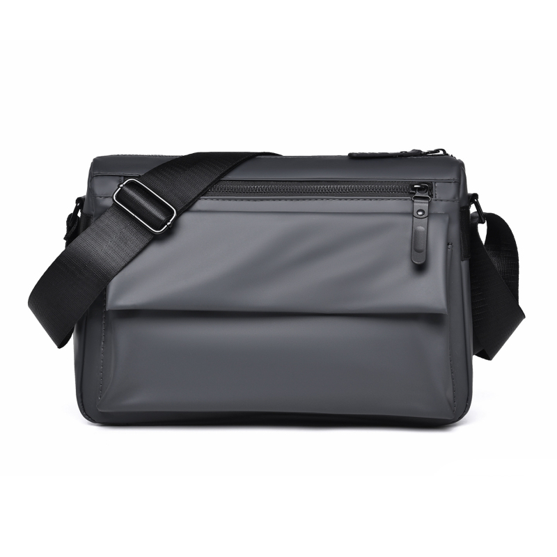 Férfi válltáska, nagy kapacitású crossbody, vízálló Oxford anyag, laptop-kompatibilis, mindennapi használatra