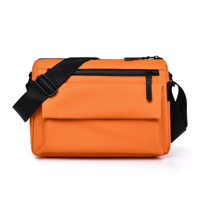 Férfi válltáska, nagy kapacitású crossbody, vízálló Oxford anyag, laptop-kompatibilis, mindennapi használatra