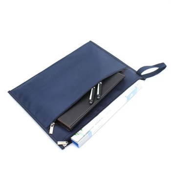 Мъжки портфейл за документи от оксфордска тъкан, преносим делови стил, квадратна форма