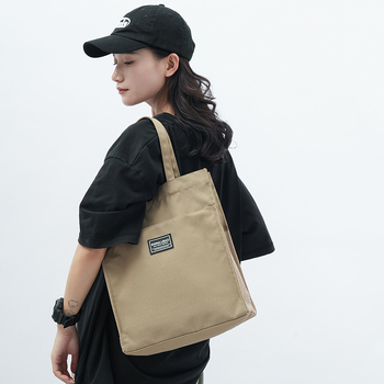 Férfi nylon tote táska, 13 hüvelykes laptop befogadására, nagy kapacitású, üzleti utazásokhoz