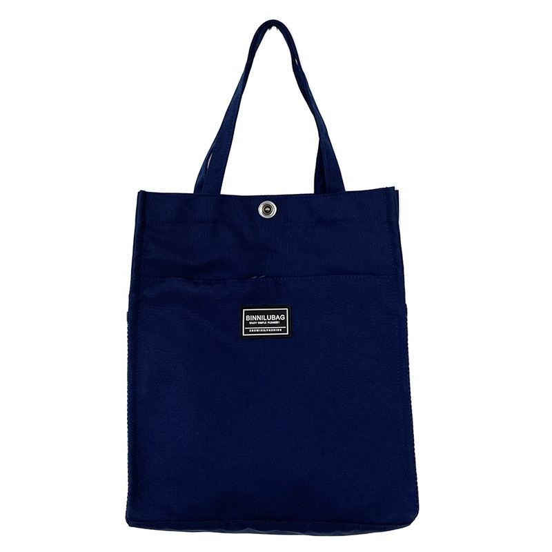 Férfi nylon tote táska, 13 hüvelykes laptop befogadására, nagy kapacitású, üzleti utazásokhoz