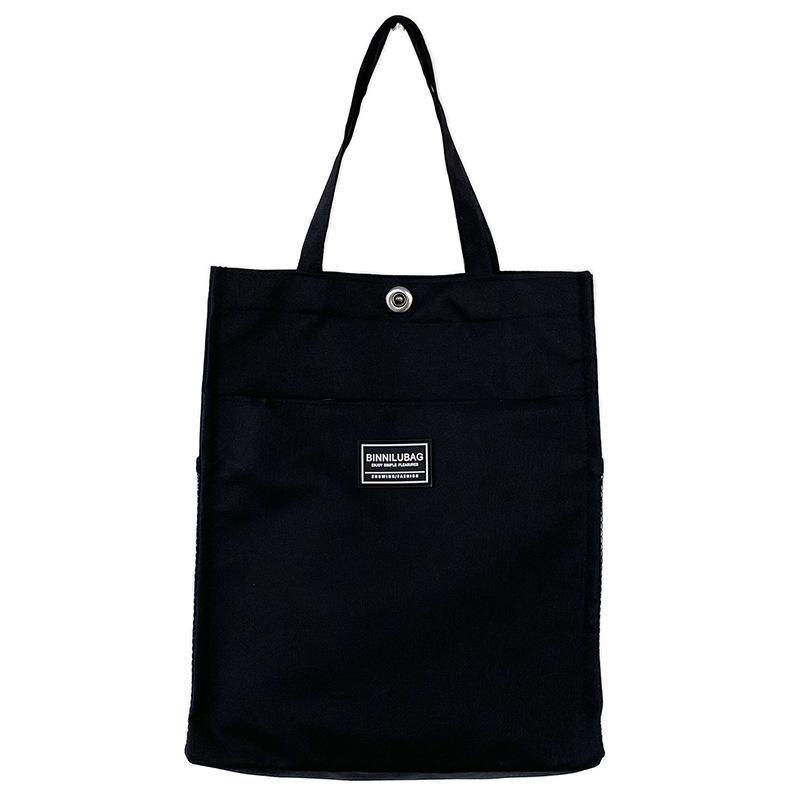 Férfi nylon tote táska, 13 hüvelykes laptop befogadására, nagy kapacitású, üzleti utazásokhoz