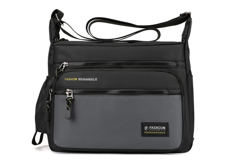 Férfi üzleti válltáska, Oxford anyag, poliészter bélés, vízálló, kopásálló, Stílus: üzleti utazás