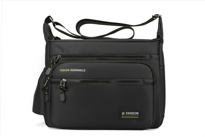 Férfi üzleti válltáska, Oxford anyag, poliészter bélés, vízálló, kopásálló, Stílus: üzleti utazás