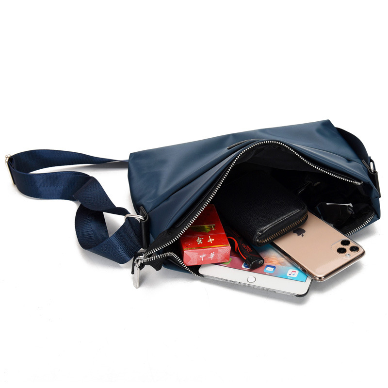 Muška torba preko ramena, unisex stil, vodootporan PU materijal, oksfordska podstava, kompatibilan s 12-inčnim prijenosnim računalom, za slobodno vrijeme