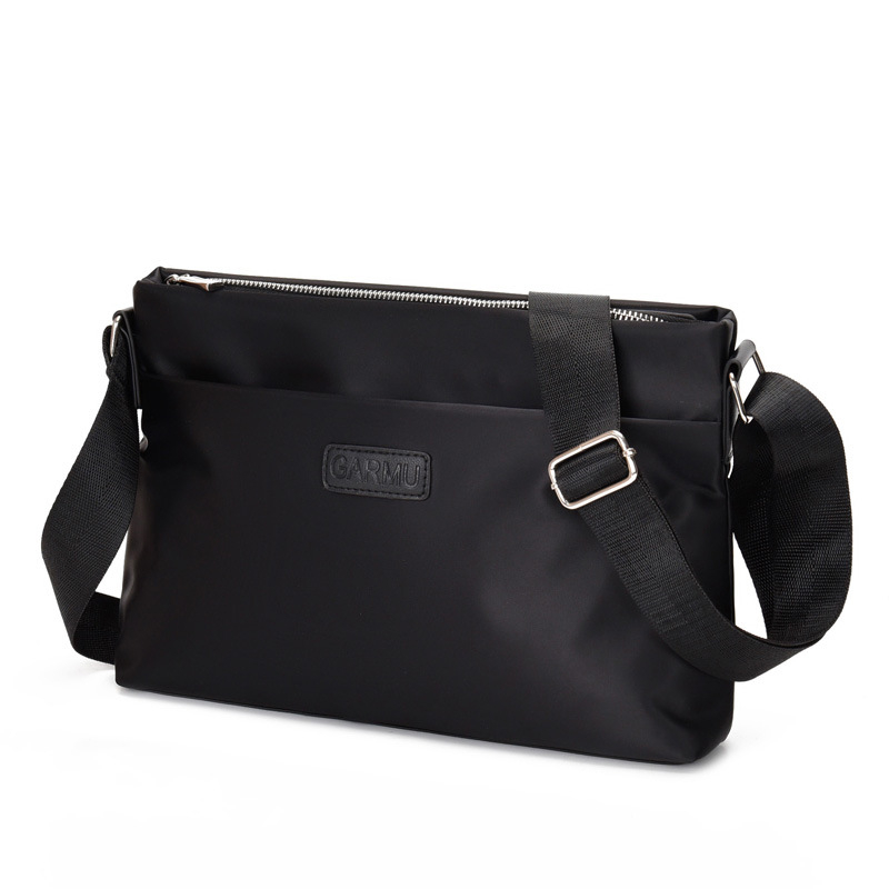 Muška torba preko ramena, unisex stil, vodootporan PU materijal, oksfordska podstava, kompatibilan s 12-inčnim prijenosnim računalom, za slobodno vrijeme