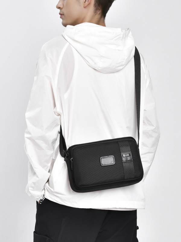 Muška crossbody torba, vrhunska Oxford tkanina, velika kapaciteta, višestruka poslovna torba, podstava od poliestera, uzorak 1680 ballistic nylon, vodootporna