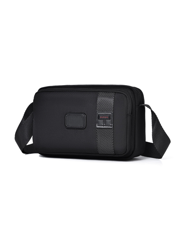 Muška crossbody torba, vrhunska Oxford tkanina, velika kapaciteta, višestruka poslovna torba, podstava od poliestera, uzorak 1680 ballistic nylon, vodootporna