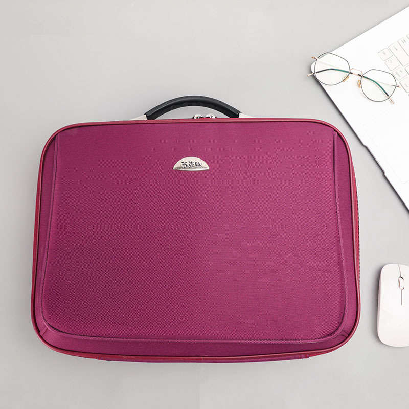 Τσάντα φορητού υπολογιστή από καμβά για επιχειρηματικό στυλ, εξαιρετικά ελαφριά, προστασία από κλοπή, επένδυση από πολυεστέρα, ρετρό στυλ