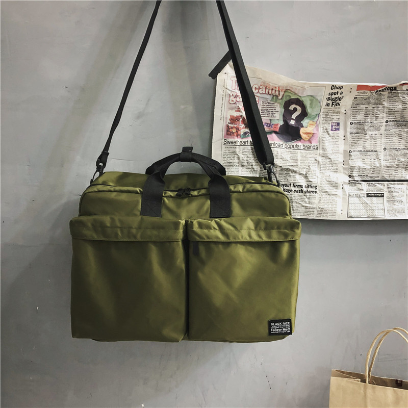 Muška torba preko jednog ramena – ulični stil, Oxford materijal, jednofarbni uzorak, podstava poliester, zima 2019, za svakodnevnu upotrebu